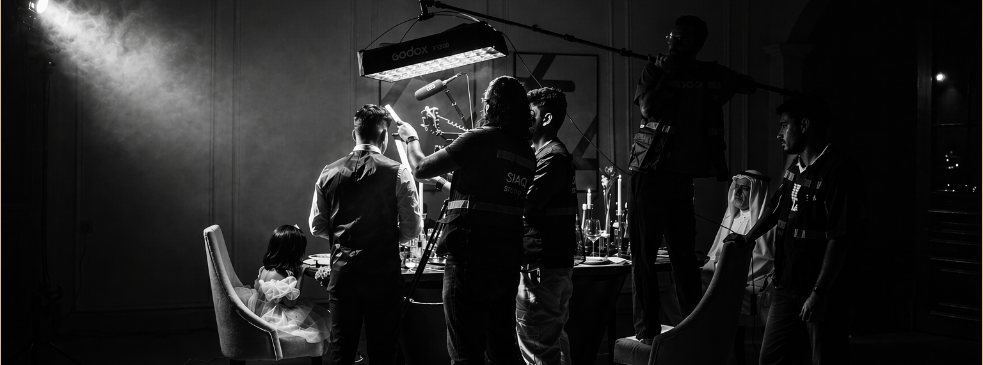 SIAQ Studio film crew on set